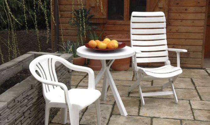 muebles de terraza en comunidad de vecinos